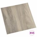 vidaXL Podlahové dosky Drevná farba 5,11 m² 55 ks PVC