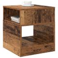 vidaXL Koncový stôl Staré drevo 40,5 x 40 x 45 cm Kompozitné drevo