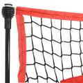 vidaXL Prenosná baseballová sieť čiernočervená 183x105x183cm polyester