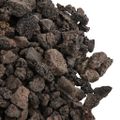 vidaXL Sopečné kamene 10 kg čierne 1-2 cm