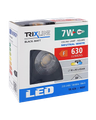 Bodové LED svetlo 7W - štvorcové TR 426 / 9697 Čierna TRIXLINE