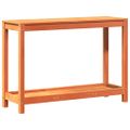 vidaXL Stôl na presádzanie a polica voskovohnedý 108x35x75 cm borovica
