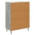 vidaXL Servírovacia skriňa so zásuvkou Betónovo sivá 66 x 34,5 x 92 cm