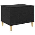 vidaXL Nočný stolík Čierny dub 60 x 44,5 x 45 cm Kompozitné drevo
