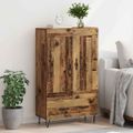 vidaXL Highboard Staré drevo 69,5 x 31 x 115 cm Kompozitné drevo