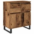 vidaXL Servírovacia skriňa Staré drevo 60 x 35 x 70 cm
