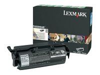 Vysoká výťažnosť - čierna - originálna - kazeta s farbivom LCCP, LRP - pre Lexmark T650dn, T650dtn, T650n, T652dn, T652dtn, T652n, T654dn, T654dtn, T654n
