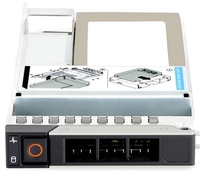 Dell 960GB SSD SATA Read Intensive 6Gbps 512e 2.5in with 3.5in HYB CARR Hot-plug CK SSD disk, interný, pre servery, 960GB, Hot-plug, Read Int., 6Gbps, SATA, 2,5" v 3,5" rámečku, 512e, pre PowerEdge T360, T560, R3