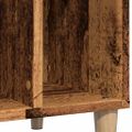 vidaXL Skrinka na platne staré drevo 100x38x48 cm kompozitné drevo