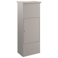 vidaXL Schránka na balíky s úložiskom Hrdzavý 44,5 x 29 x 110,5 cm