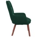 vidaXL kreslo Tmavozelená 63 x 67 x 94 cm Zamat