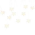 vidaXL Vianočné svetlo s LED 10 ks, biele 10 cm