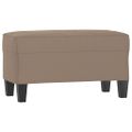 vidaXL Lavica sivohnedá 70x35x41 cm látka z mikrovlákna