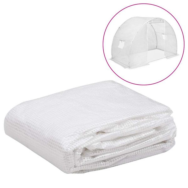 vidaXL Náhradná plachta na skleník (4,5 m²) 3x1,5x2 m, priehľadná