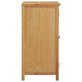 vidaXL Šatník 76x52x105 cm masívne dubové drevo