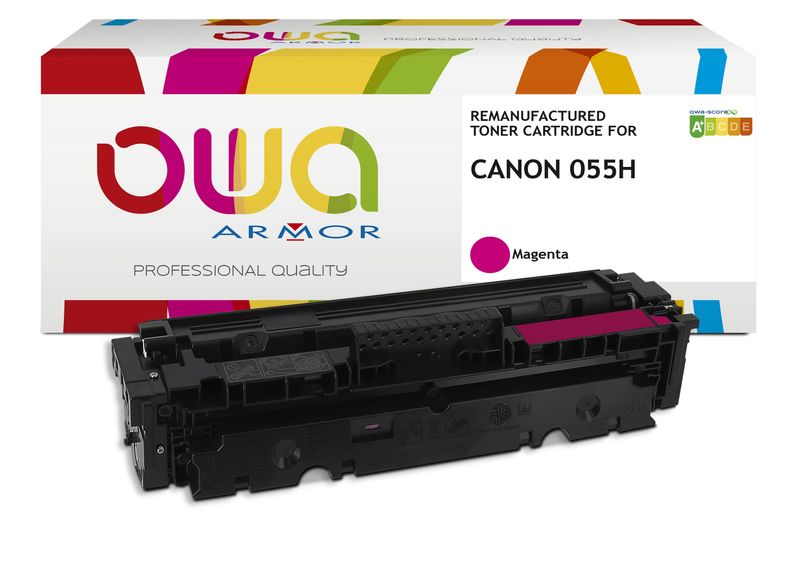 OWA Armor toner kompatibilný s Canon CRG-055H M, 5900st, červená/magenta