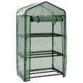 vidaXL 3-regálov mini skleník 69x49x125 cm