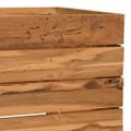 vidaXL Vyvýšený záhon 100x40x38 cm, recyklované tíkové drevo a oceľ
