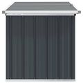 vidaXL Záhradný úložný box antracitový 129x67x65 cm