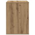 vidaXL Rohová komoda so zásuvkami dub artisan 80x41x58cm kompoz. drevo