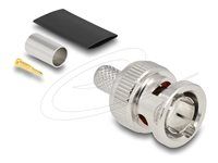 BNC plug for crimping RG59 with matching