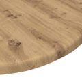 vidaXL Vrchná doska Ø 40 x 1,5 cm Okrúhly Kompozitné drevo Dub artisan