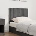 vidaXL Nástenné čelo postele sivé 95,5x3x60 cm masívna borovica