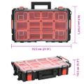 vidaXL Prenosné letové puzdro čierne 55,5x34,5x13,5 cm PP