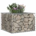 vidaXL Gabiónová vyvýšená posteľ 60 x 60 x 40 cm Pozinkovaná oceľ