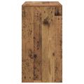 vidaXL Stôl Staré drevo 80 x 40 x 76 cm