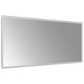 vidaXL Zrkadlo do kúpeľne s LED Priehľadná 90 x 40 cm tvrdené sklo