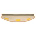 vidaXL Samolepiace schodové rohože 15 ks 80 x 24,5 x 3,5 cm Zlatá