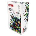 LED vianočná reťaz, 8 m, vonkajšia aj vnútorná, multicolor, programy, časovač