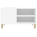 vidaXL Skrinka na platne biela 84,5x38x48 cm kompozitné drevo
