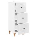 vidaXL Zásuvkový kabinet 33 x 34,5 x 90 cm Kompozitné drevo