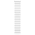 vidaXL Zebra roleta biela 50x230 cm šírka látky 45,9 cm polyester