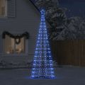 vidaXL LED vianočný stromček 550 LED modré 300 cm