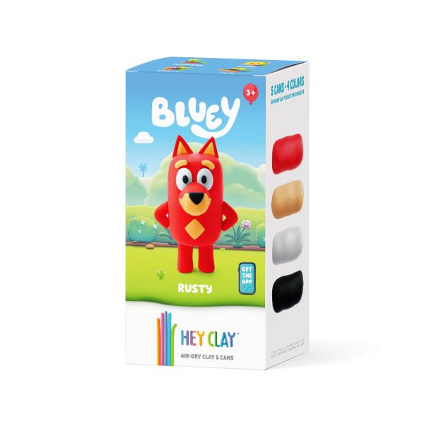 Hey Clay Bluey Rusty