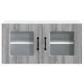 vidaXL Dvierka na umývačku Kalmar Sivý Sonoma 80 x 31 x 40 cm