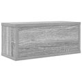 vidaXL Roh na skladovanie CD 2 ks Sivý Sonoma 40 x 17 x 17 cm