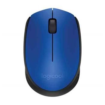 Logitech myš Wireless Mouse M171, optická, 2 tlačidlá, modrá, 1000dpi