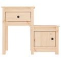 vidaXL Nočný stolík 79,5x38x65,5 cm masívne borovicové drevo