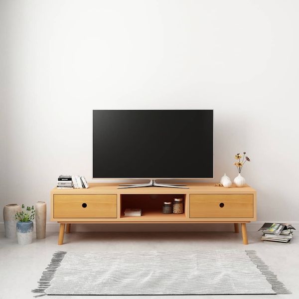 vidaXL TV skrinka 120x35x35 cm borovicový masív