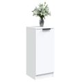 vidaXL Komoda biela 30x30x70 cm spracované drevo
