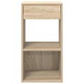 vidaXL Nočné skrinky so zásuvkou 2 ks dub sonoma 35x34x66,5 cm
