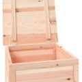 vidaXL Vonkajší box na vankúše 50x50x56 cm masívne jedľové drevo