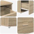 vidaXL Zásuvkový kabinet 55 x 45 x 31 cm Sonoma dub