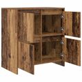 vidaXL Servírovacia skriňa Staré drevo 70 x 41 x 75 cm