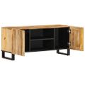 vidaXL TV skrinka 105x34x46 cm, surový mangový masív