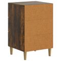 vidaXL Nočný stolík Dymový dub 43 x 41 x 66,5 cm Kompozitné drevo